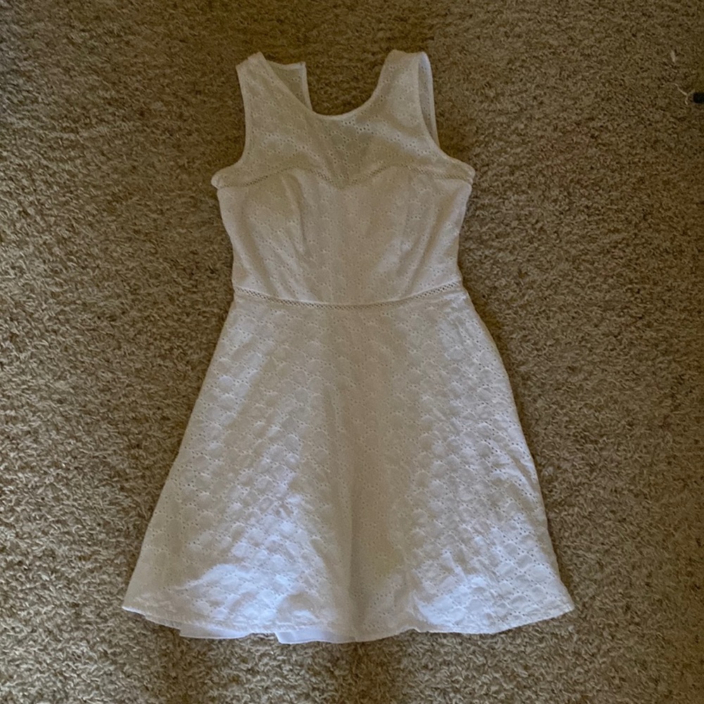 White Midi dress
